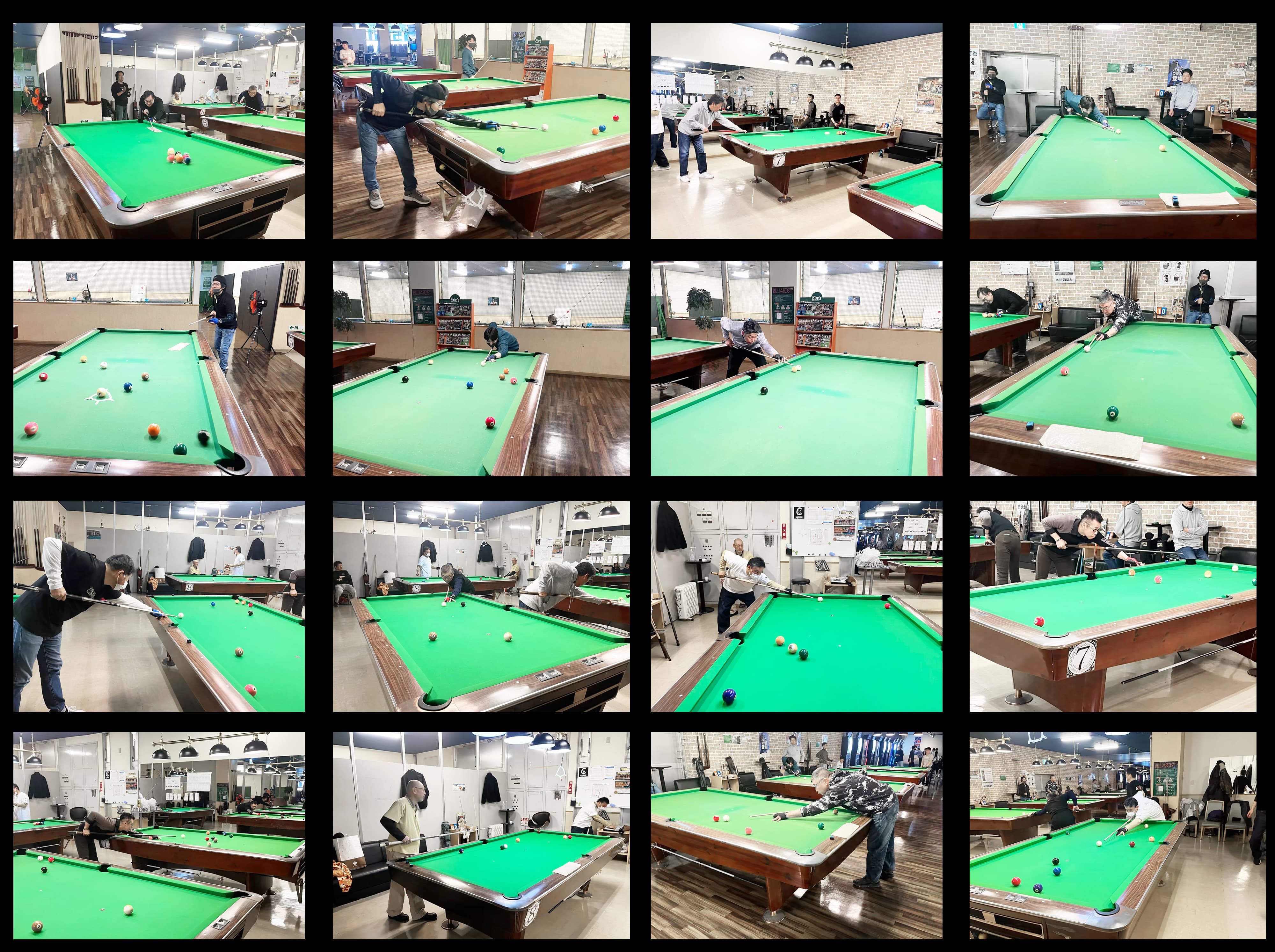 郡山市 ビリヤード b.s 2024年 サイベックス郡山 ハウストーナメント